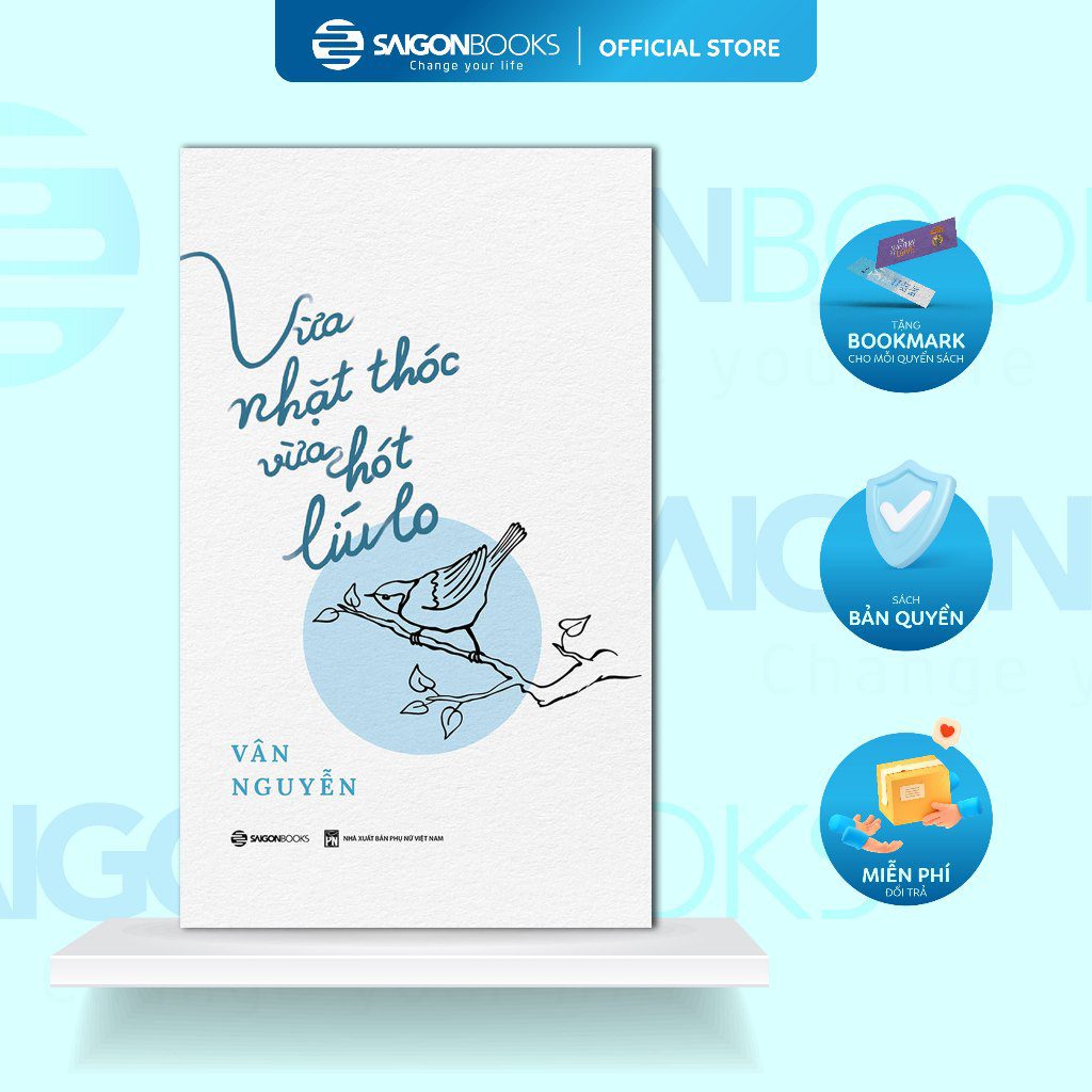 Sách - Vừa Nhặt Thóc Vừa Hót Líu Lo - Vân Nguyễn