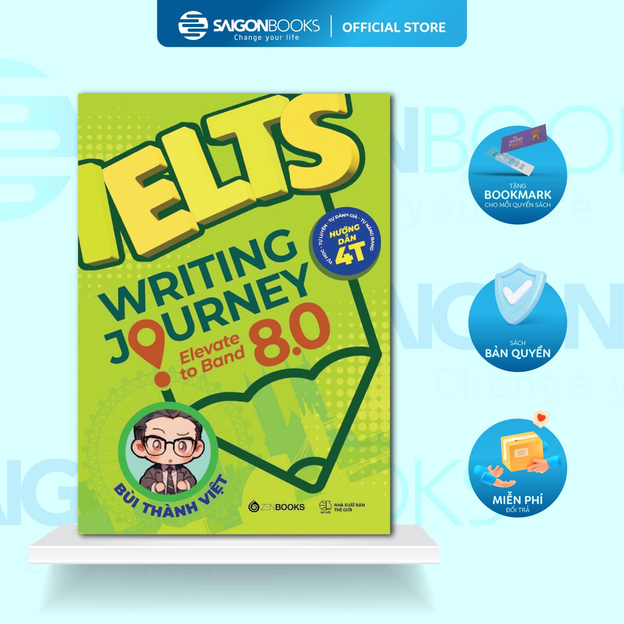 Sách - IELTS Writting Journey: Elevate To Band 8.0 - Bùi Thành Việt