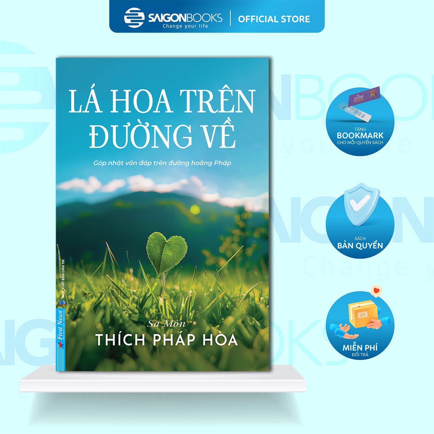 Sách - Lá Hoa Trên Đường Về - Thích Pháp Hoà