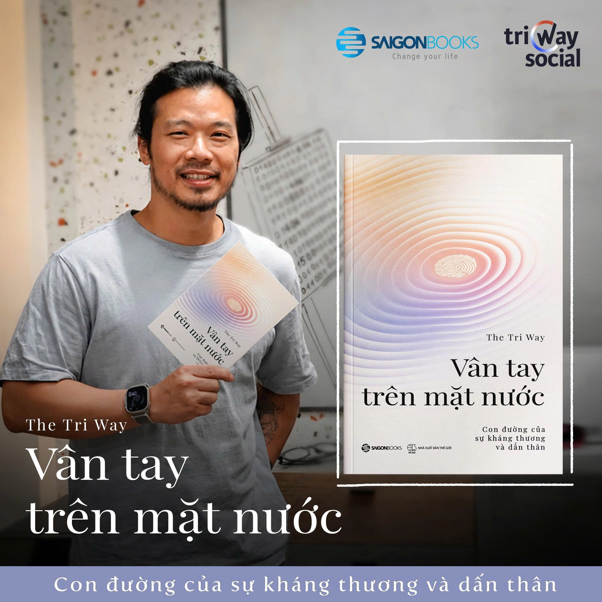 Sách - Vân Tay Trên Mặt Nước - Tác Giả: The Tri Way (Lê Cao Trí)